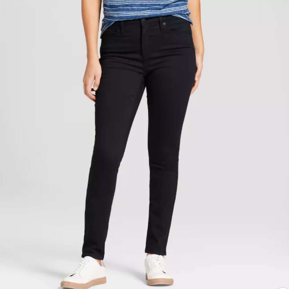 Super High Rise Black Jeans